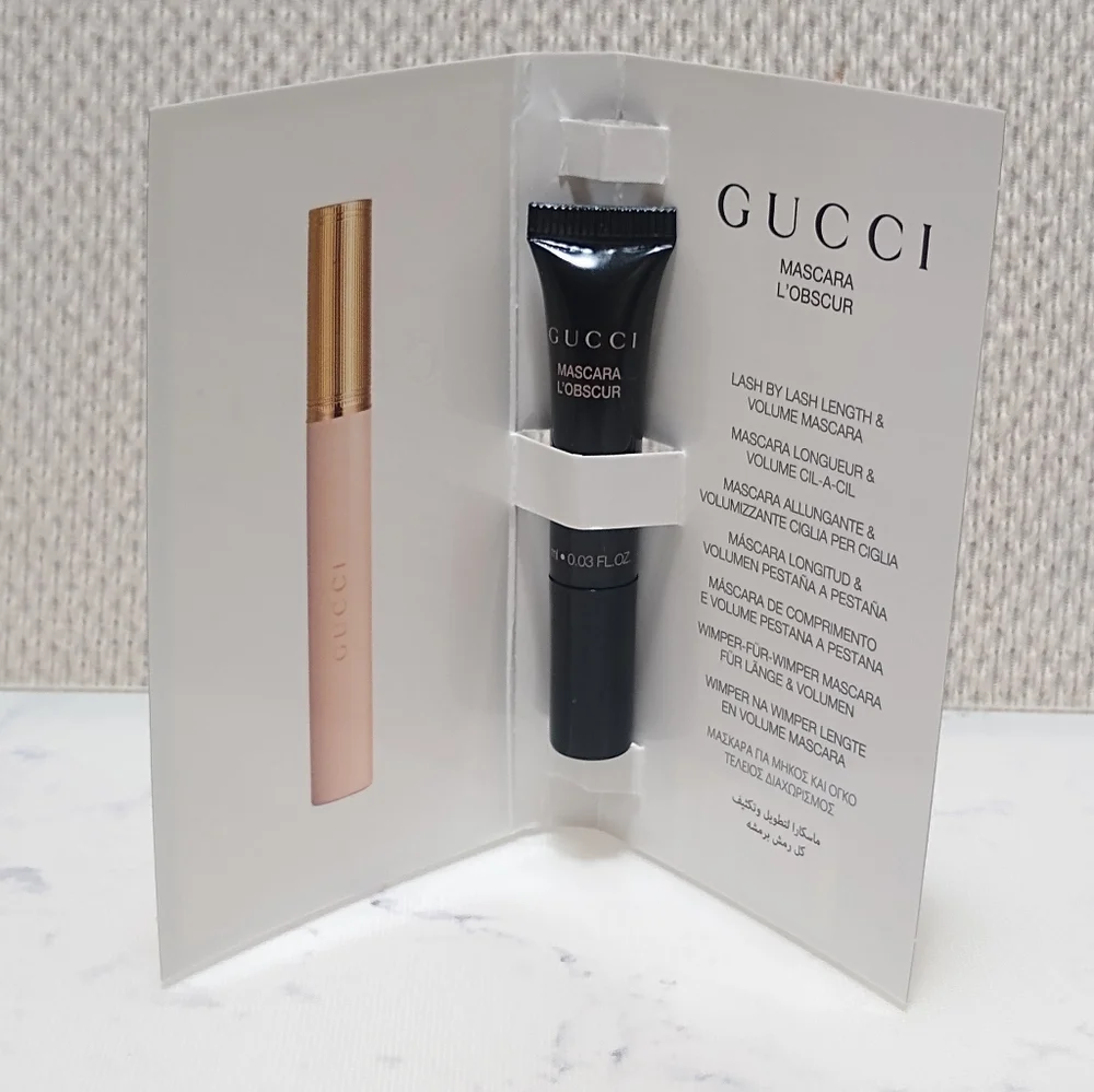 Gucci Lash By Lash Length & Volume Mascara Mini Travel Size .03 Oz